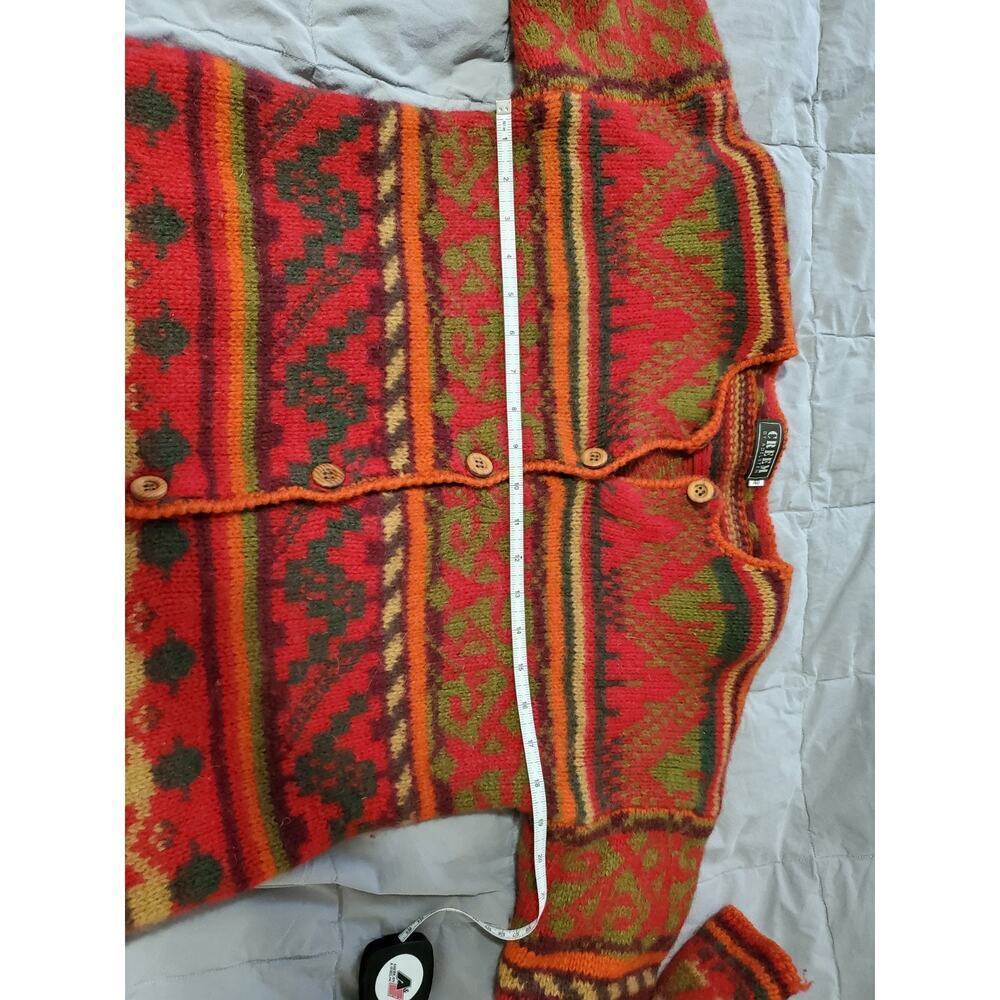 CREEM by Aldesten Vintage 100% Shetland Wool Cardigan Women’s Size 40/MD - Picture 5 of 10